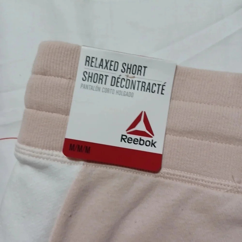 Reebok pink sweat shorts NWT - Picture 5 of 6